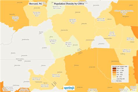 Nc Population Density Map