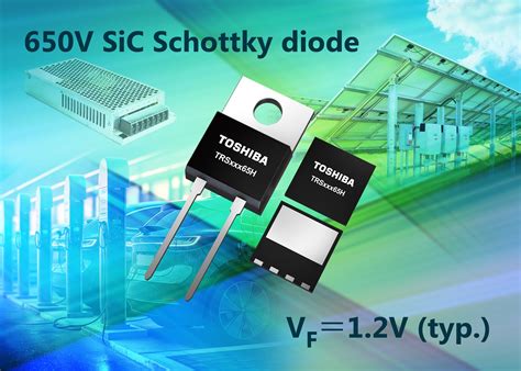 Sic V Schottky Barrier Diodes With Forward Voltage Of V Released