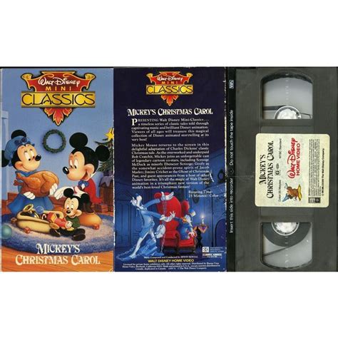 MICKEY'S CHRISTMAS CAROL VHS DISNEY VIDEO TESTED on eBid United States ...