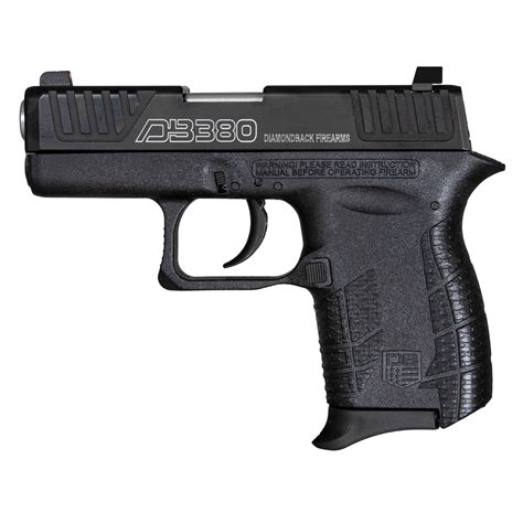 Diamondback Firearms DB380 Striker Fired 2 8 380 ACP 6 Rounds Fixed