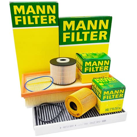 Zestaw Filtr W Citroen C Iii Hdi Peugeot Hdi Mann Filter