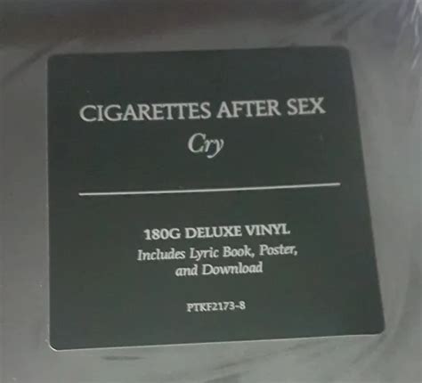 Cigarettes After Sex Cry Deluxe Edition Vinylka Records