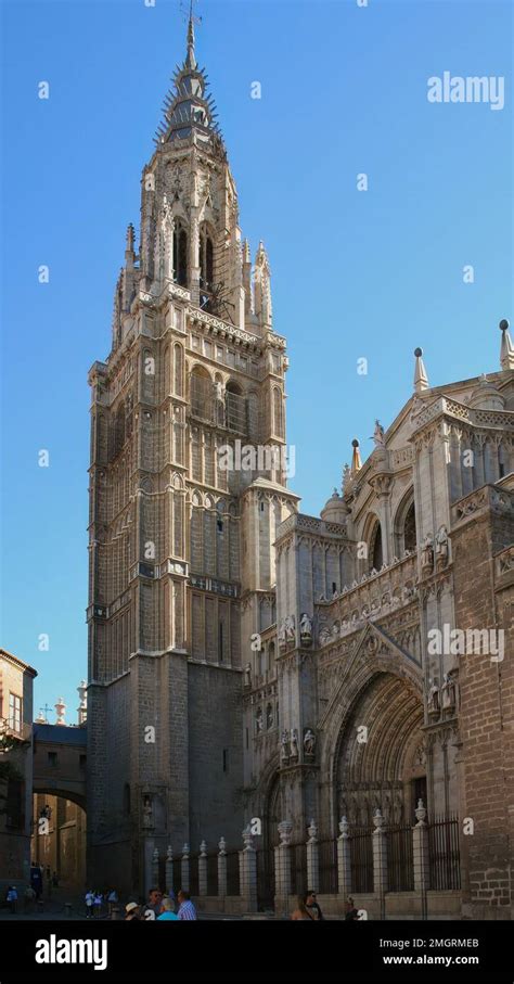 The High Gothic Primatial Cathedral Of Saint Mary Of Toledo Built