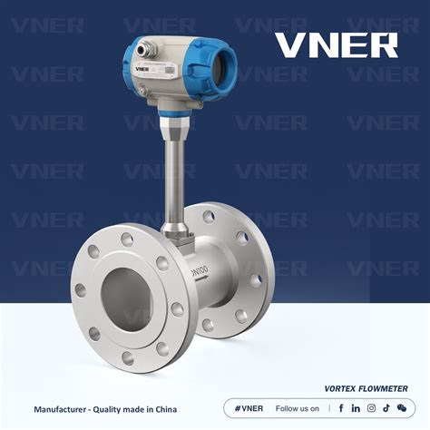 Ansi 2′′ Cost Effective Integratedremote Vortex Flowmeter Ss304316hastelloy Flanged Analog