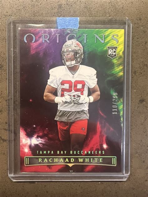 Panini Origins Rachaad White Red Rookie Rc Buccaneers Ebay