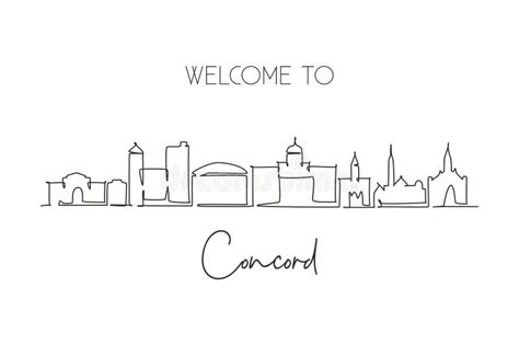 Concord New Hampshire City Skyline Silhouette Stock Illustrations – 25 Concord New Hampshire ...