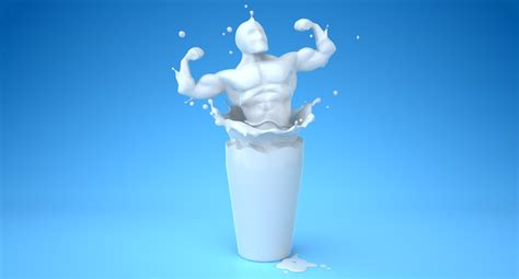 Milk 3d Models For Download Turbosquid