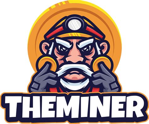 old miner logo mascot illustrations vector 8104210 Vector Art at Vecteezy