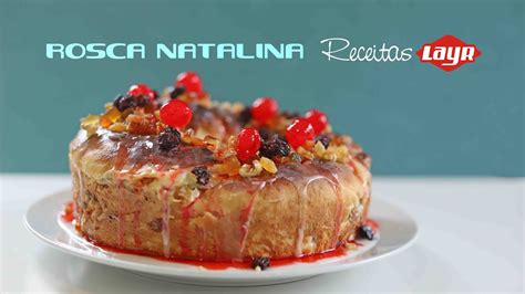 RECEITAS LAYR ROSCA NATALINA YouTube