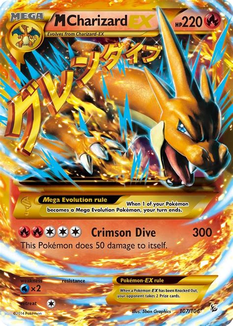 M Charizard Ex Y Secret Xy Flashfire Pokemon