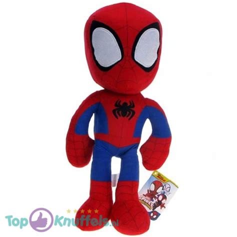 Spiderman Marvel Spidey And Friends Pluche Knuffel 35 Cm