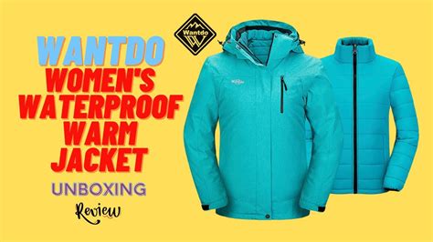 Wantdo Women S Waterproof Warm Jacket For Hiking Snowboarding Skiing