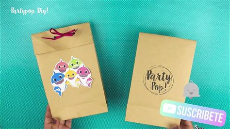 Como Hacer Bolsas De Papel Kraft Paso A Paso Partypop Diy🎉 Youtube