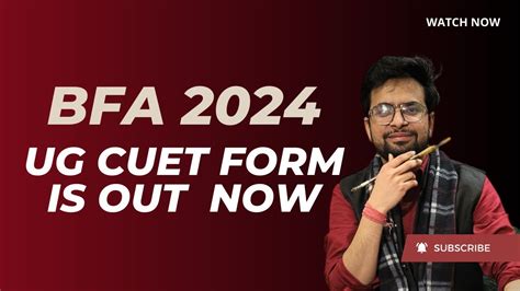 Cuet Ug Bfa Form Is Out Now Important Update Youtube