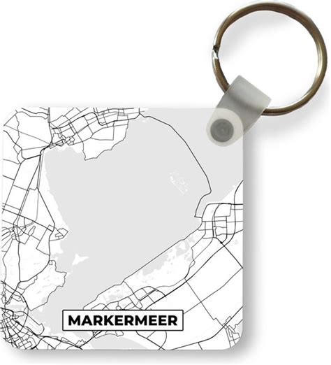 Sleutelhanger Uitdeelcadeautjes Kaart Plattegrond Stadskaart