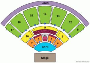 Midflorida Amphitheatre Interactive Seating Chart Review Home Decor