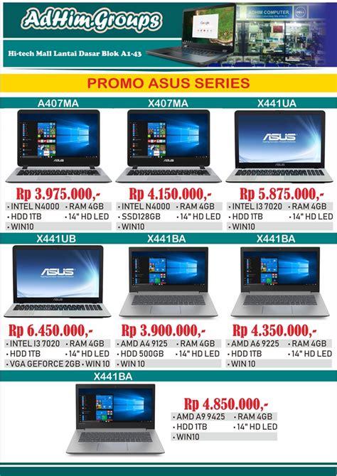 Contoh Brosur Laptop Gambaran