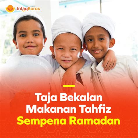 Infaq Beras Dan Makanan Asas Kepada Pelajar Tahfiz Dan Golongan Kurang