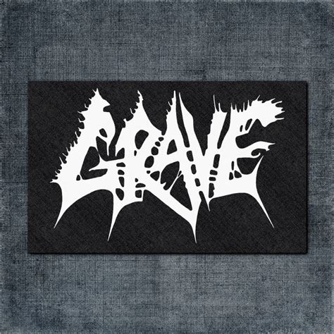 Grave Back Patch, Grave Band Logo Big Back Patch – Metal Band T-Shirt ...