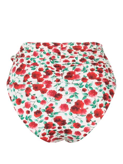 Magda Butrym High Rise Floral Bikini Bottoms Eraldo Us