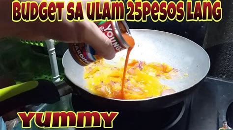 Budget 25pesos May Ulam Kana😋 Youtube