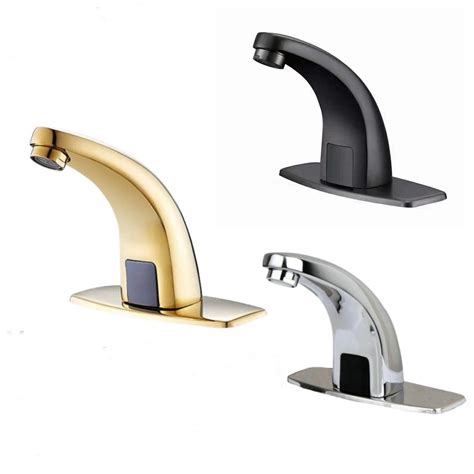 Deck Mounted Bathroom Automatic Sensor Water Tap Sensor Faucet Automatic Sensor Water Tap And