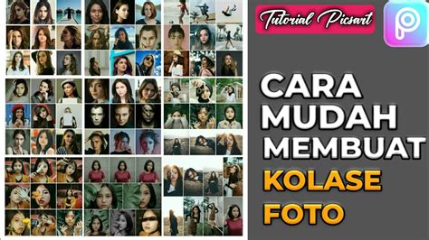 CARA MEMBUAT KOLASE FOTO DI PICSART Picsart Tutorial Picsart