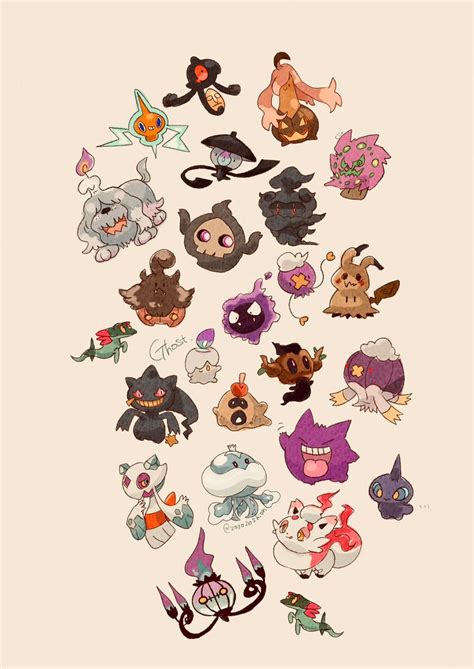 Rotom Gengar Mimikyu Litwick Chandelure And More Pokemon