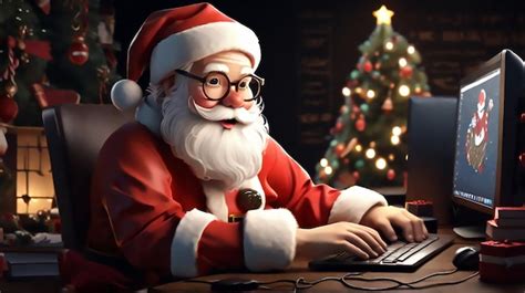 Papai Noel Para Computador - Papai Noel Computador Imagens – Download Grátis no Freepik