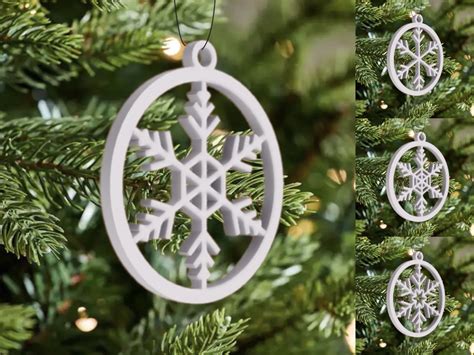 Christmas Ballornament Snowflake6 By Adamcalab Download Free Stl