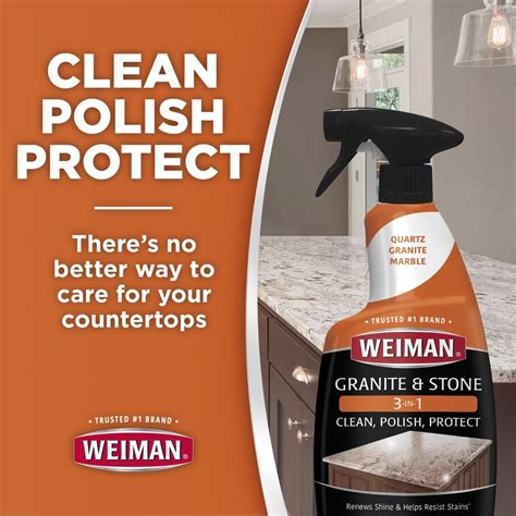 Granite And Stone 3 In 1 Clean Polish And Protect Weiman