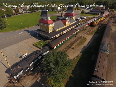 Drone Adventures: Conway Scenic Railroad & #1751