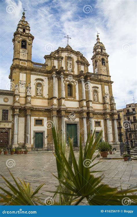 church  san domenico palermo sicily stock image image
