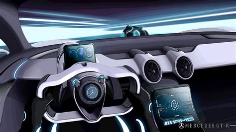 Mercedes GT-R Interior Project on Behance