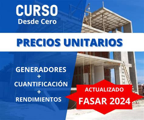 Curso precios unitarios desde cero Ingeniería Integral Cursos