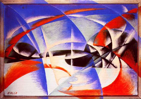 Abstract Speed Landscape Giacomo Balla Artwork Analysis