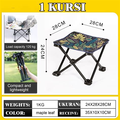 OKGO Kursi Lipat Outdoor Kursi Lipat Portable Kursi Camping Kursi