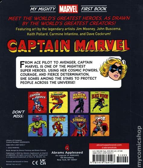 Captain Marvel Hc Abrams Appleseed A My Mighty Marvel First Book