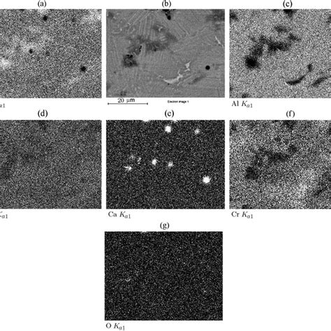 Distribution Map Of The Target And Impurity Elements In The Structural