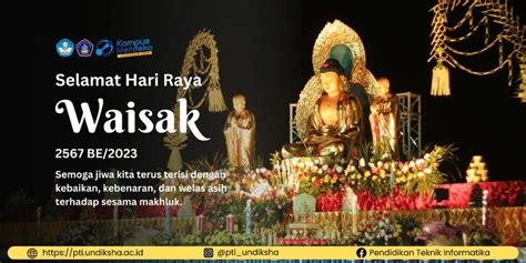 Selamat Hari Raya Waisak 2567 BE 2023 Pendidikan Teknik Informatika