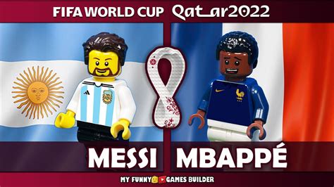 Messi Vs Mbappé Fight At World Cup 2022 In Lego Football Youtube