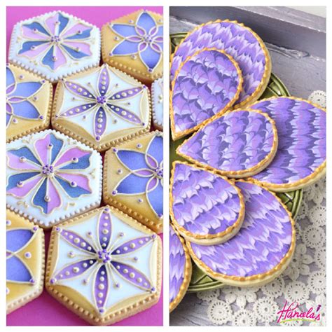 50 Shades of Purple Marbled Cookies | Haniela's | Recipes, Cookie & Cake Decorating Tutorials