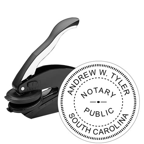 Round South Carolina Notary Stamp Corp Connect