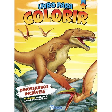 Livro Para Colorir Dinossauros Incríveis Ofertas dos 10 Melhores