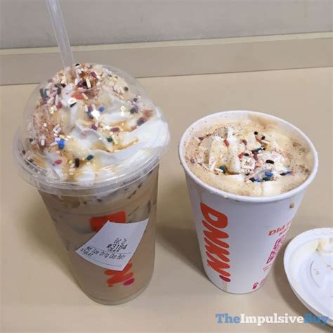 Review Dunkin Cake Batter Signature Latte The Impulsive Buy