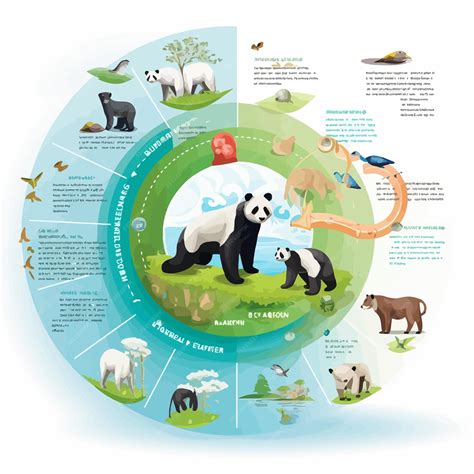 Panda_life_cycle_infographic_vector | Premium AI-generated vector