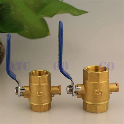 Heating Brass Temperature Measurement Ball Valve DN Female Cold Hot Water Water Vapor Heat Gas