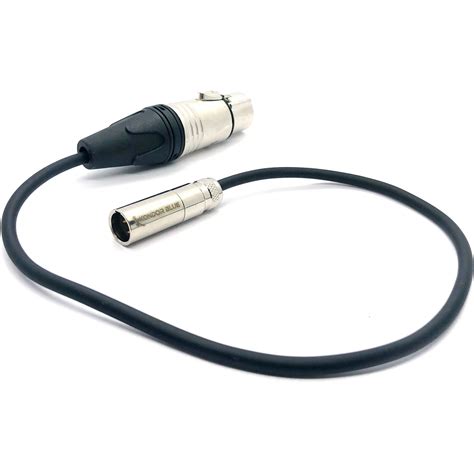 Kondor Blue Mini Xlr Male To Xlr Female Audio Cable For Canon C