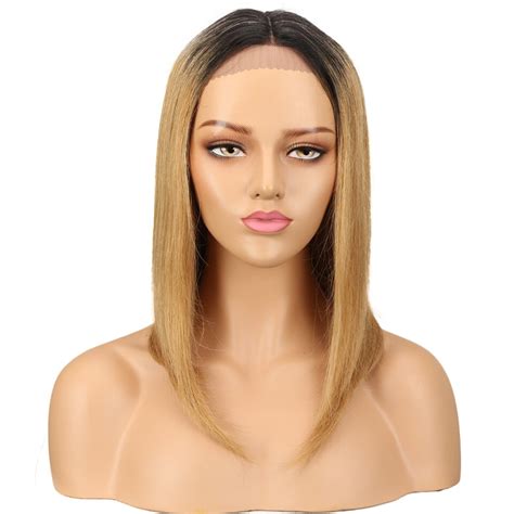 Straight Lace Front Human Hair Wigs For Women Peruvian Remy Straight