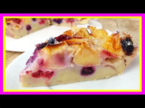 Deliciosa Receta De Clafoutis De Frutos Rojos Recetas Con Pollo